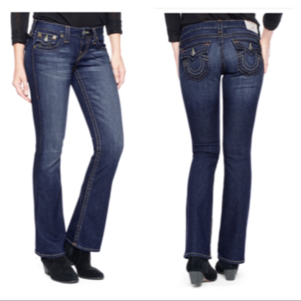 True Religion Jeans Becky Petite  Bootcut  Size 27